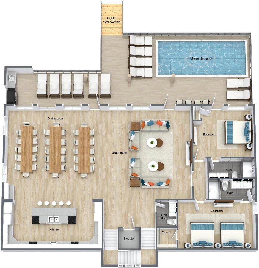 The Pearl Gulf Front W-Prvt Heated Pool, 12 Bdrm -12,5Bath Alvacationrentals Gulf Shores Dış mekan fotoğraf